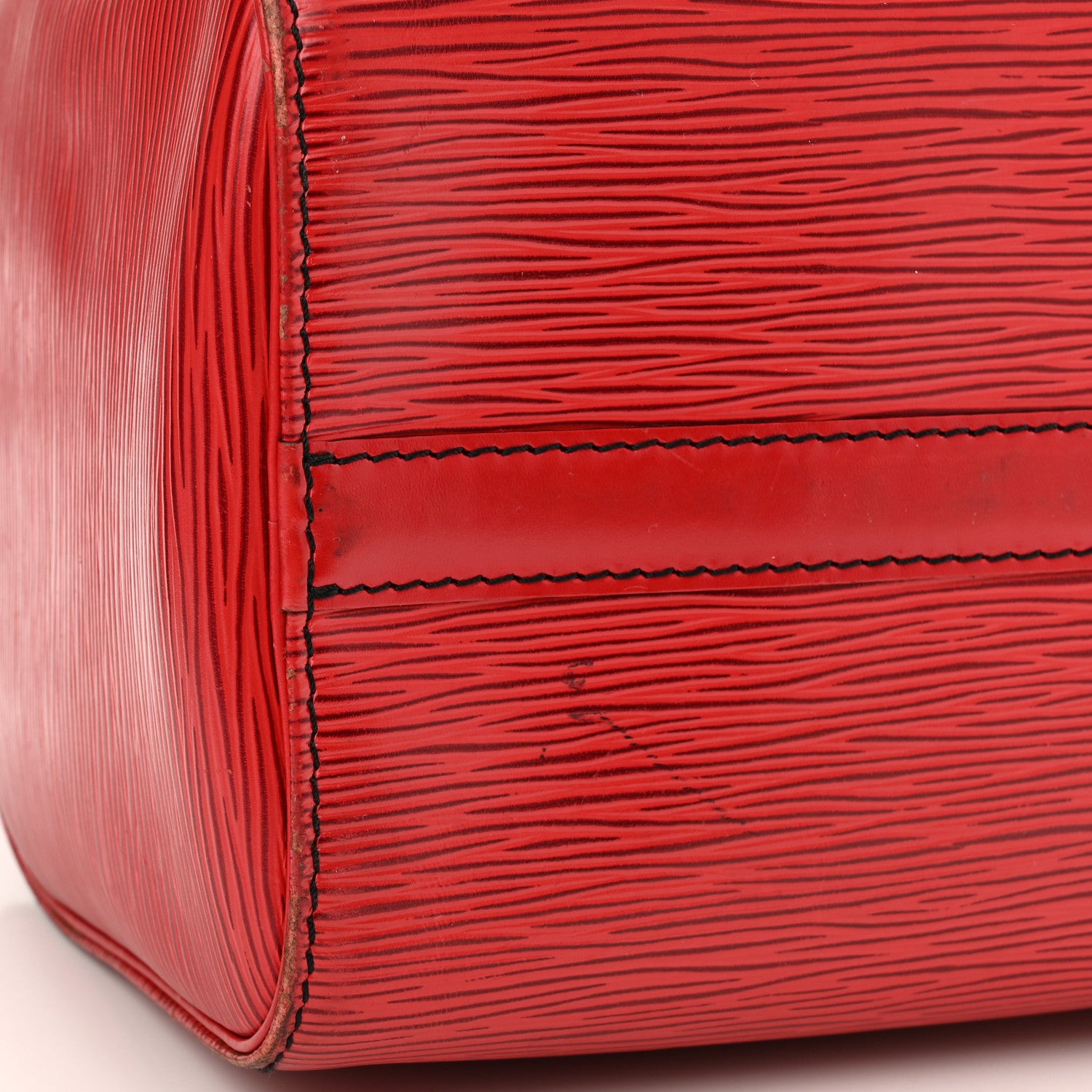 Louis Vuitton Epi Speedy 25 Castillan Red 13 of 15