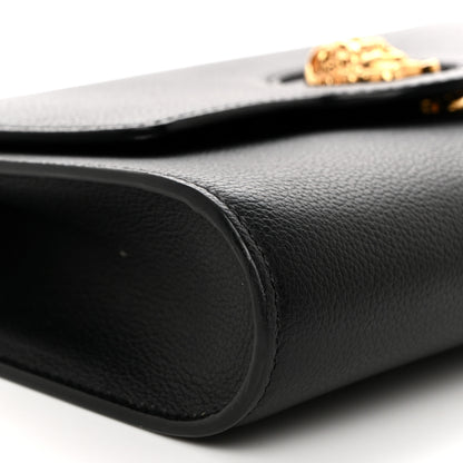 Versace Grained Calfskin La Medusa Crossbody Bag Black 8 of 10