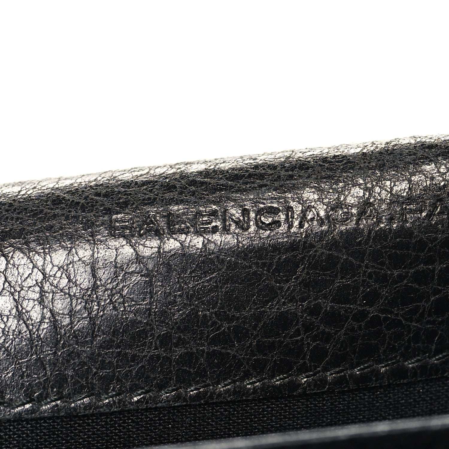 Balenciaga Agneau Classic Hardware Money Wallet Black 6 of 8
