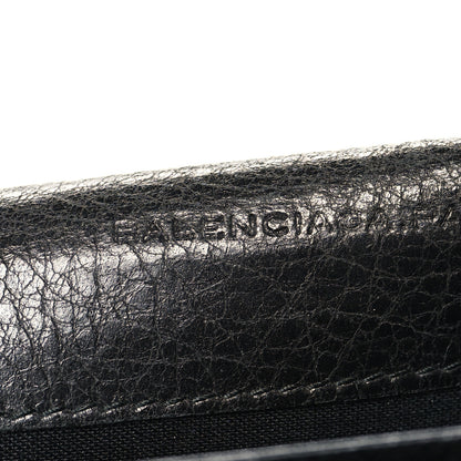 Balenciaga Agneau Classic Hardware Money Wallet Black 6 of 8