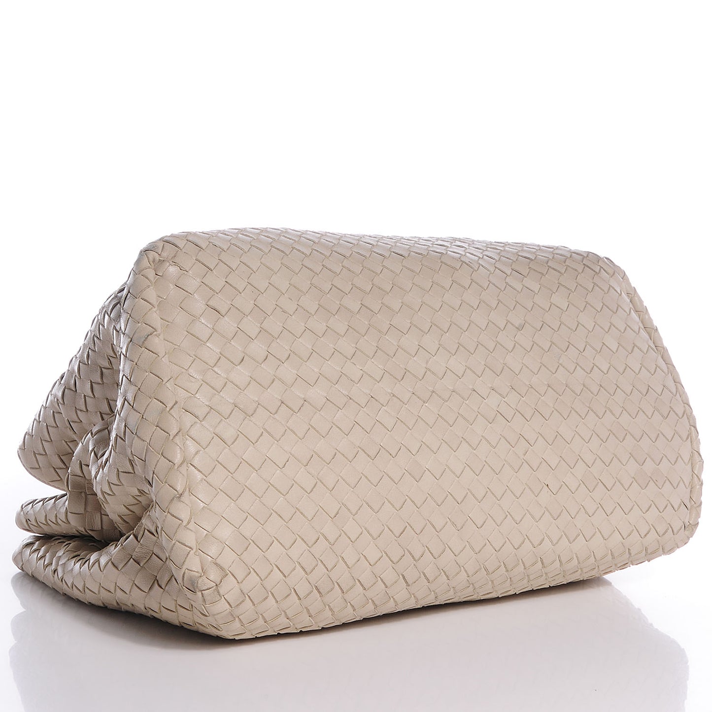 Light Calf Intrecciato Medium Roma Marmo