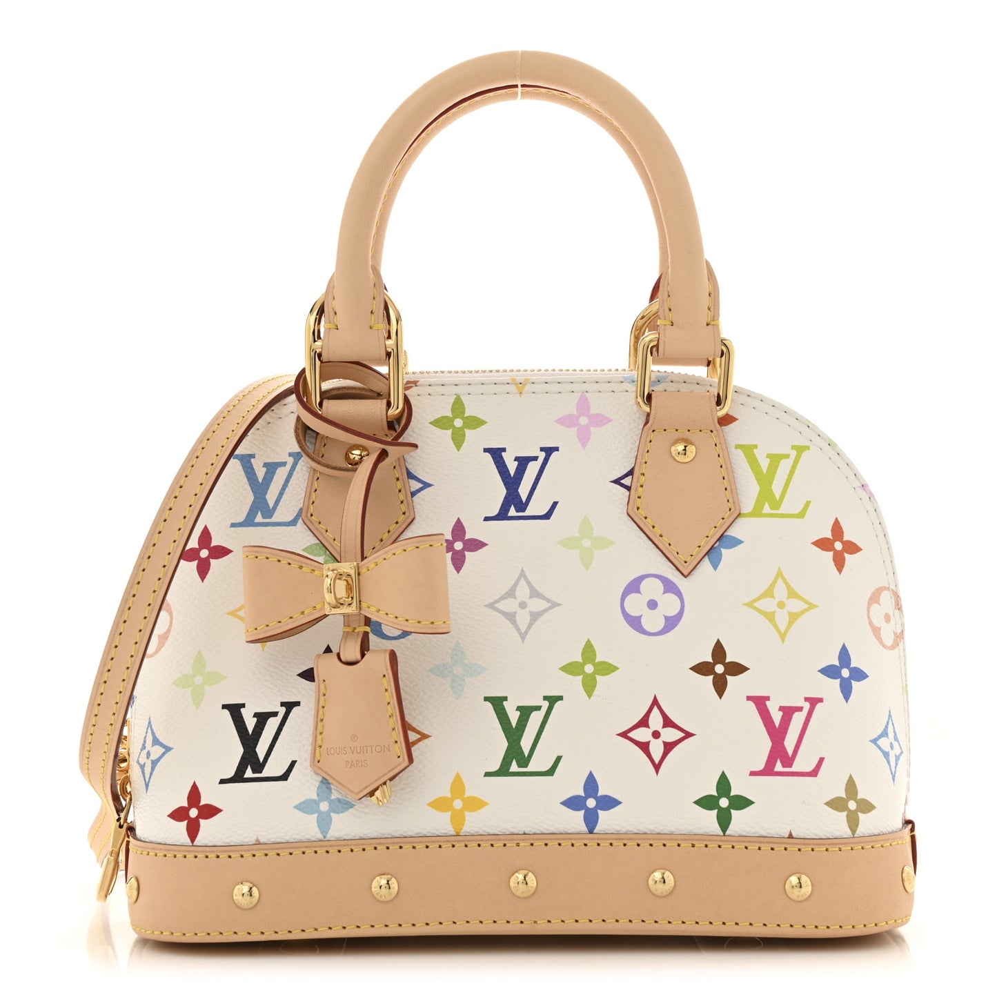 LV x TM Monogram Multicolor Alma BB White