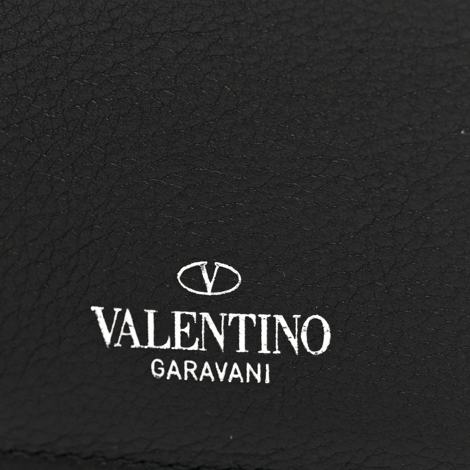 Valentino Garavani Calfskin Go Logo Bi-Fold Wallet Black 6 of 7