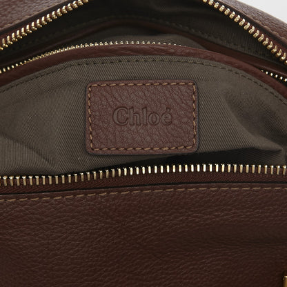Chloe Calfskin Large Marcie Satchel Ebony 8 of 9