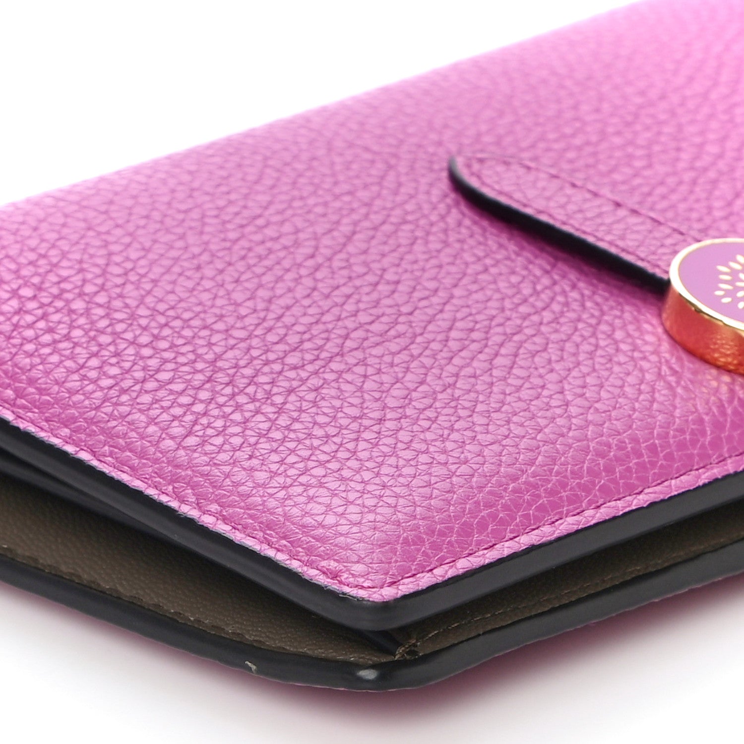 Mulberry Cross Grain Calfskin Tree Wallet Pink 8 of 12