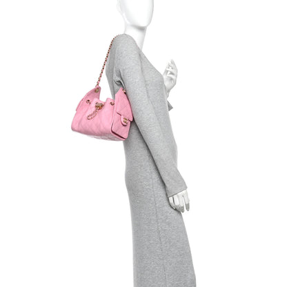 Chanel Caviar Quilted Mini Chanel 25 Handbag Pink 2 of 11