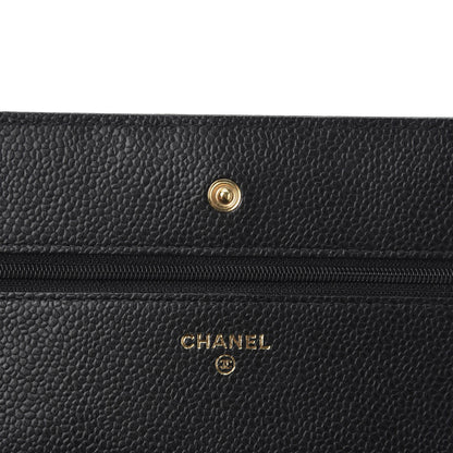 Chanel Caviar Quilted Wallet On Chain WOC Black 7 of 11
