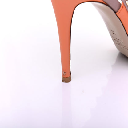 Valentino Garavani Nappa Rockstud Ankle Strap Pumps 36 Orange Poudre 16 of 17