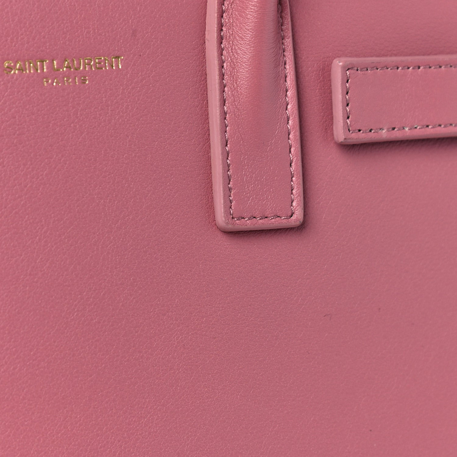 Saint Laurent Calfskin Small Sac De Jour Dark Rose 18 of 19