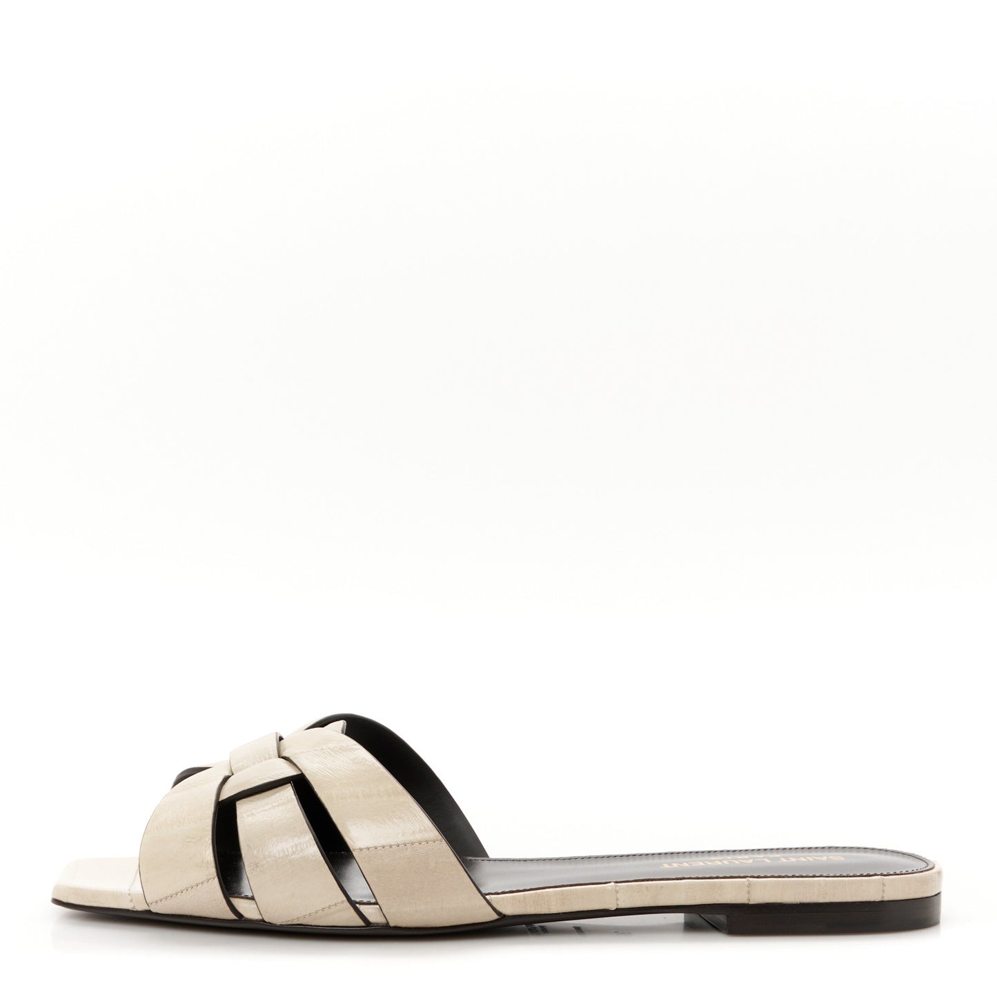 Eelskin Tribute 05 Slide Sandals 39 Brave Ivory