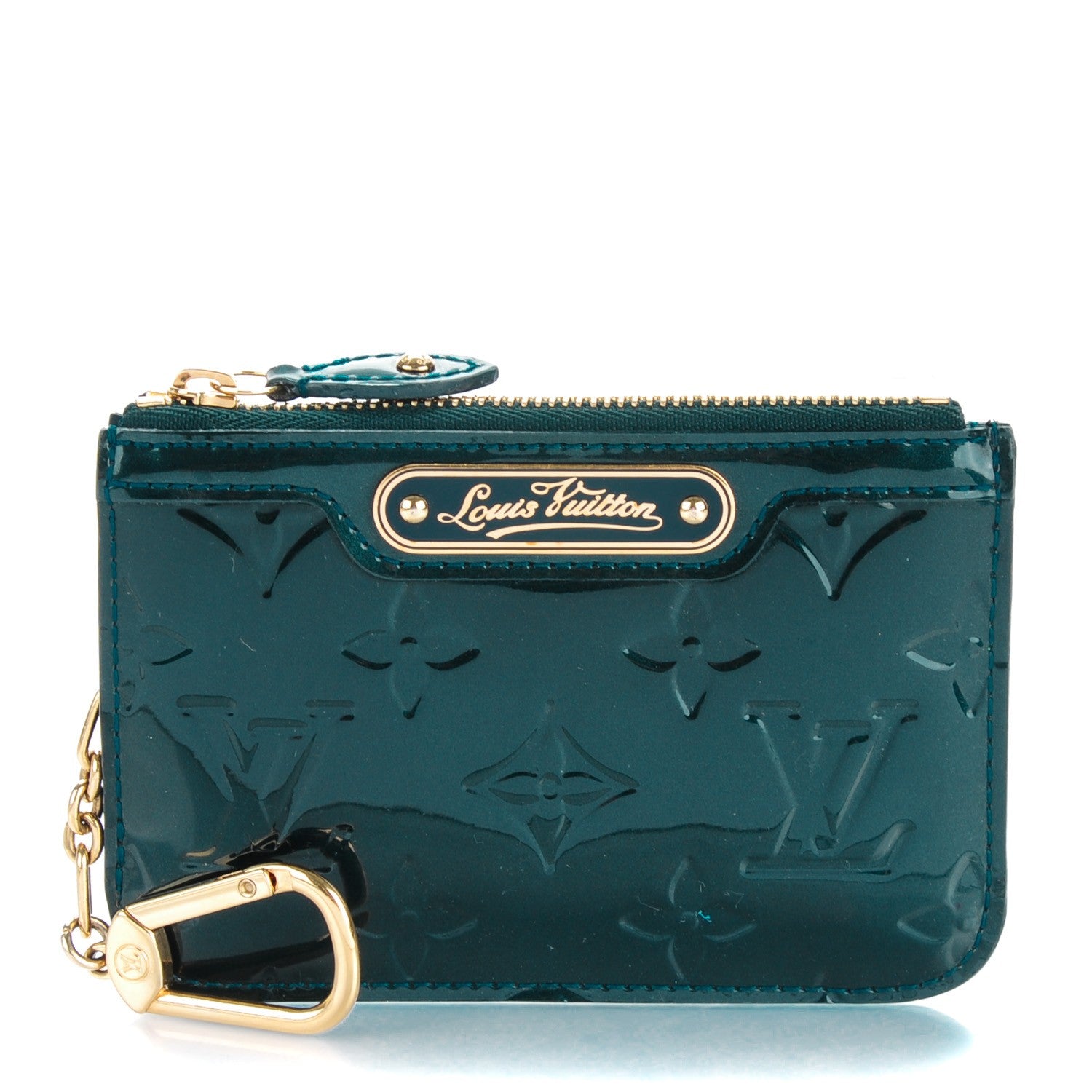 Louis Vuitton Vernis Key Pouch Blue Nuit 1 of 7