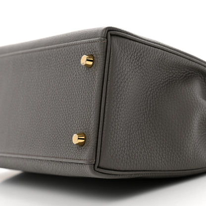 Hermes Togo Kelly Retourne 32 Etain 10 of 11