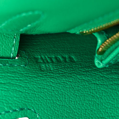 Hermes Chevre Mysore Kelly Sellier 25 Menthe 7 of 10