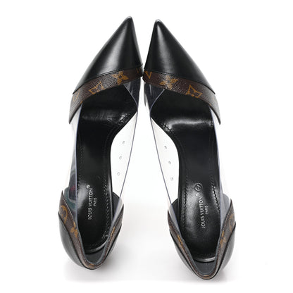 Louis Vuitton Monogram PVC Call Back Pumps 40 Black 2 of 8