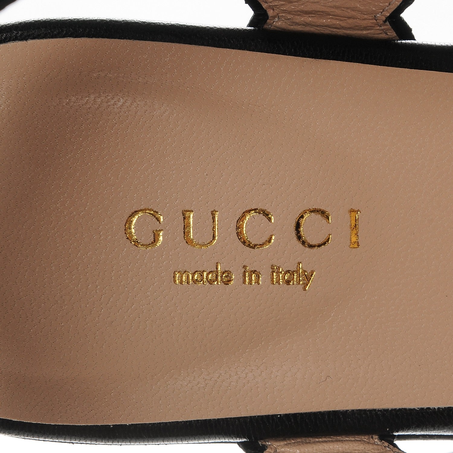 Gucci Nappa Willow Pearl Thong Sandals 36 Black 7 of 8