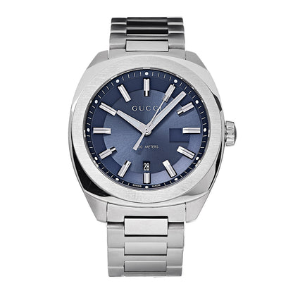 Gucci Stainless Steel 40mm GG2570 Quartz Watch Blue 1 of 6