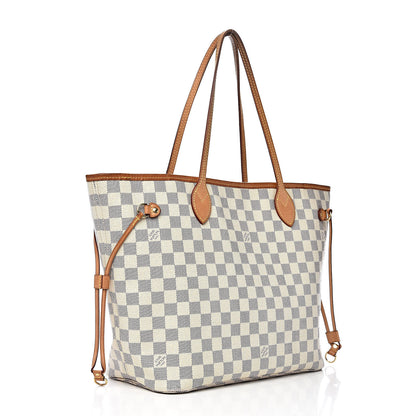 Louis Vuitton Damier Azur Neverfull MM 3 of 18