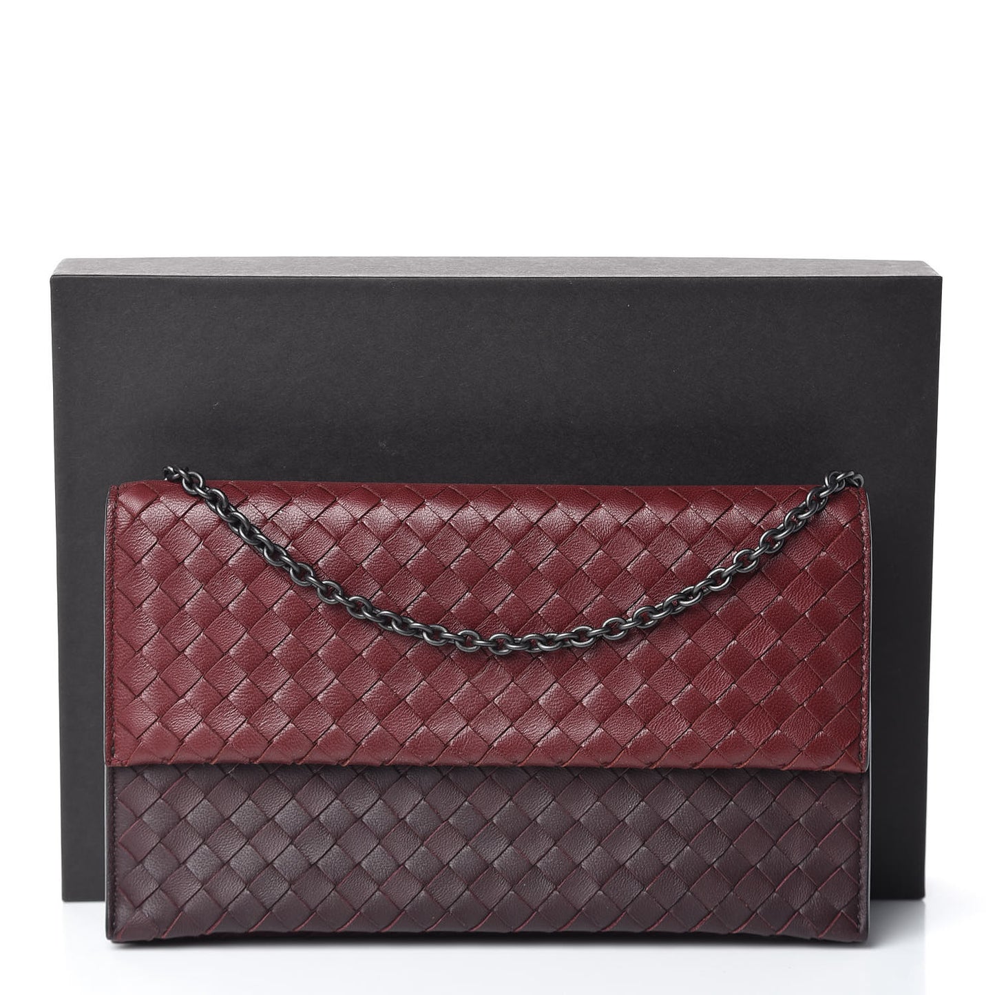 Nappa Intrecciato Wallet Bag Gigolo Red