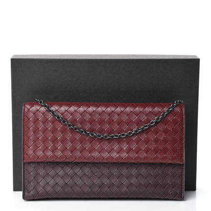 Bottega Veneta Nappa Intrecciato Wallet Bag Gigolo Red 10 of 10