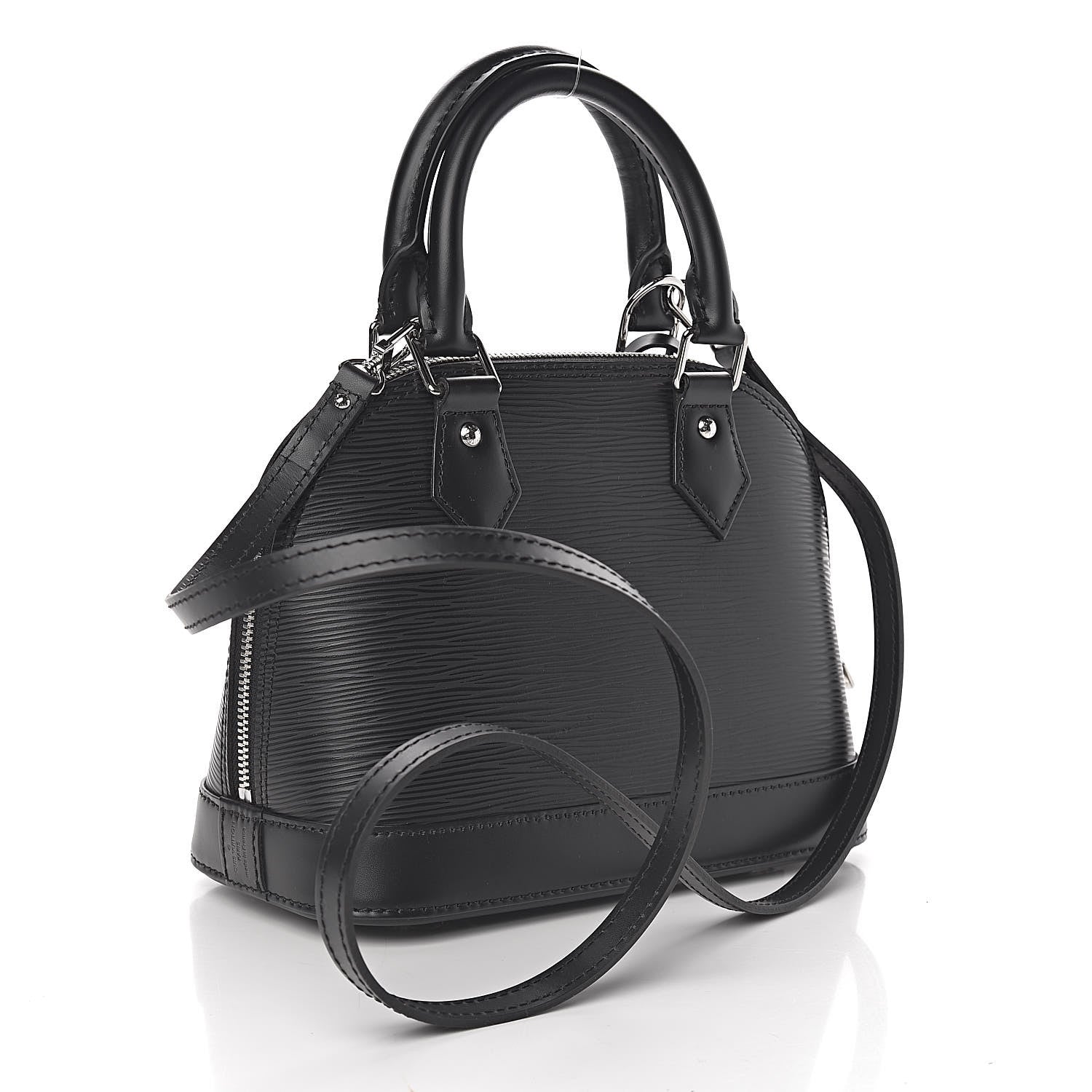 Louis Vuitton Epi Alma BB Black 3 of 10