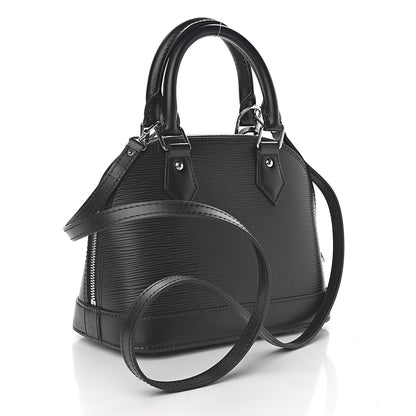 Louis Vuitton Epi Alma BB Black 3 of 10