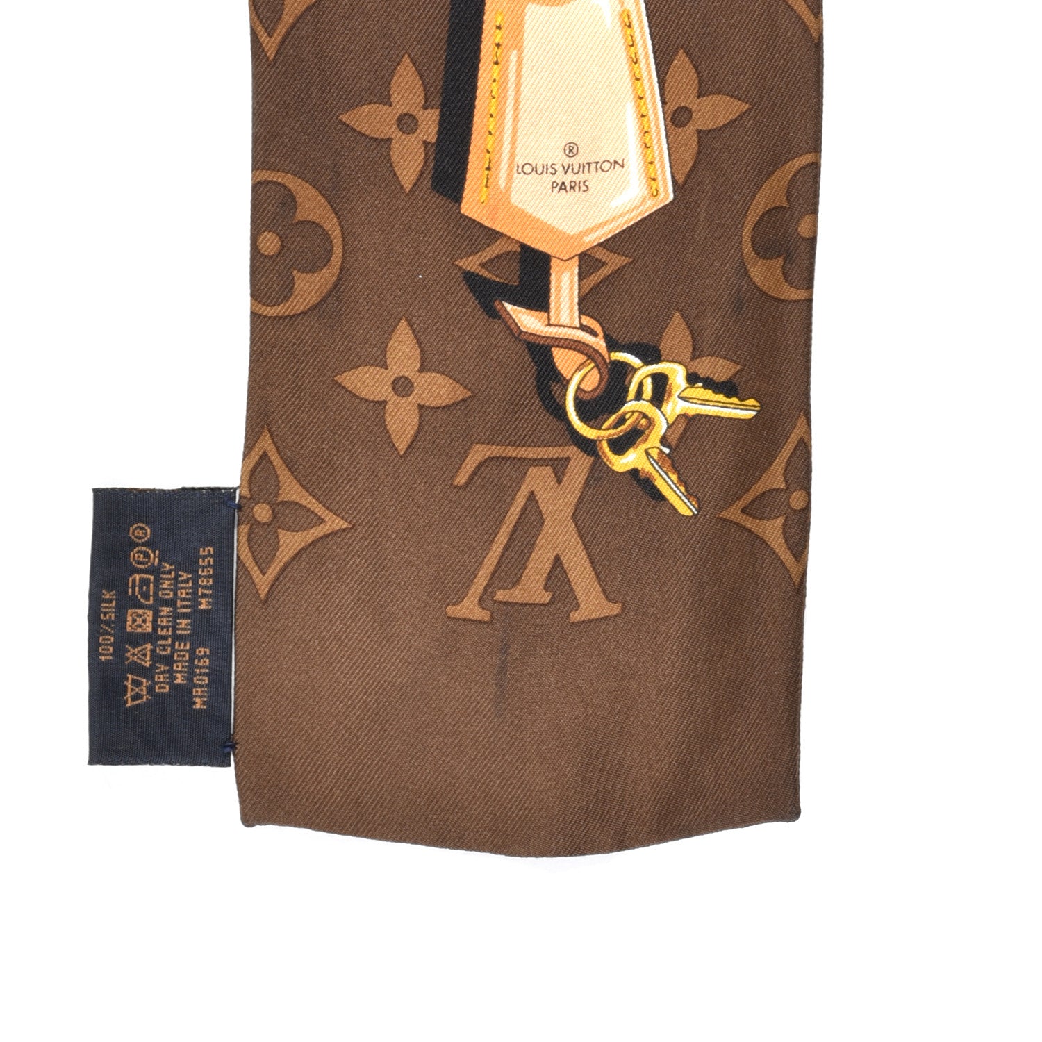 Louis Vuitton Silk Monogram Confidential Bandeau Brown 3 of 4