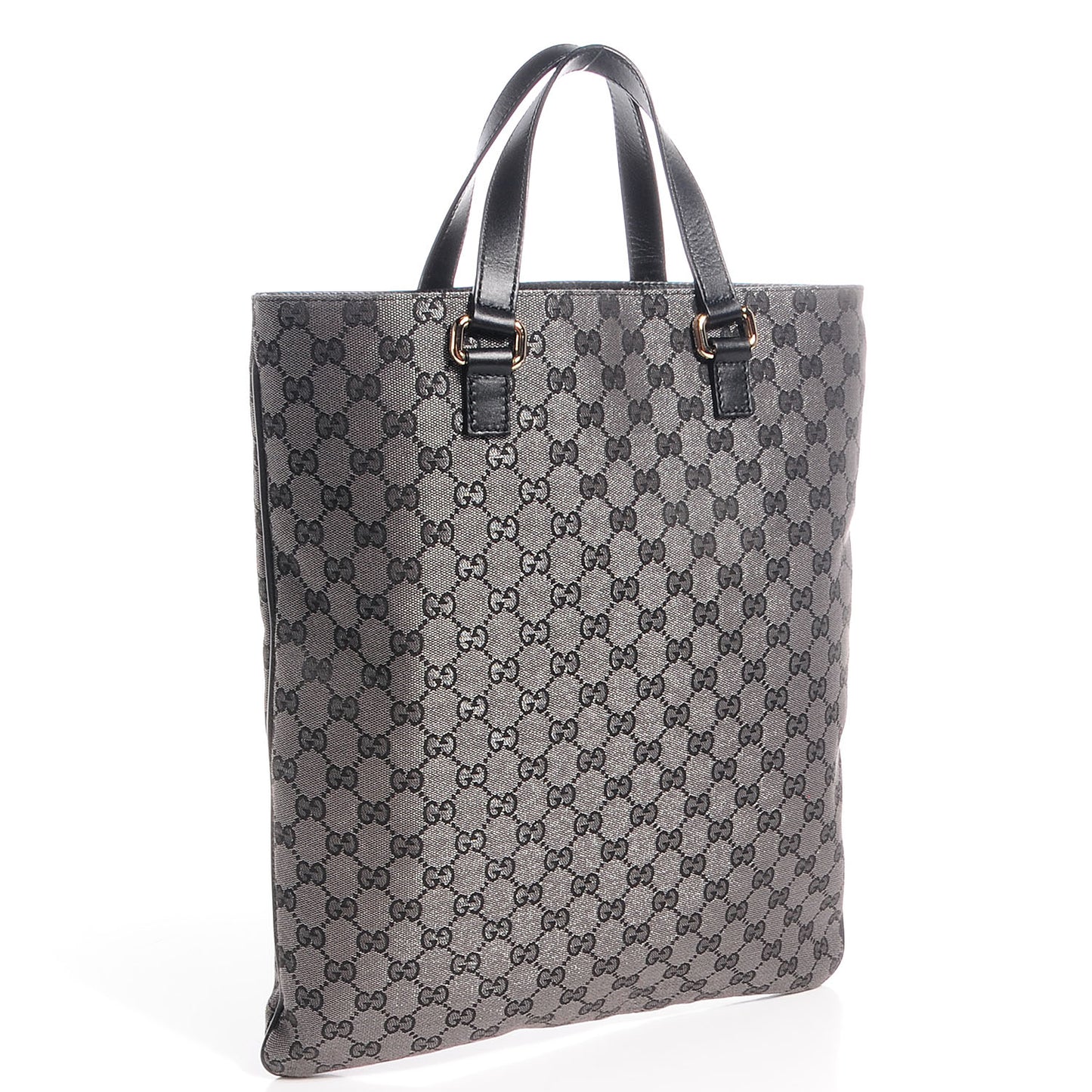 GG Monogram Flat Vertical Tote Metallic