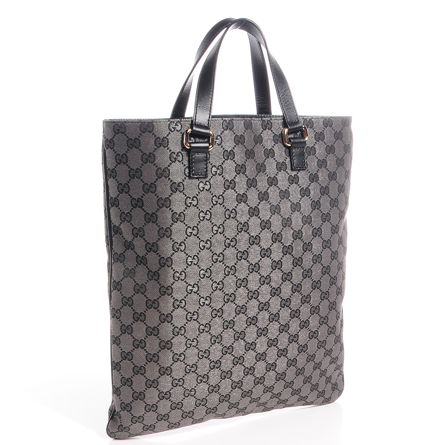 Gucci GG Monogram Flat Vertical Tote Metallic 3 of 9