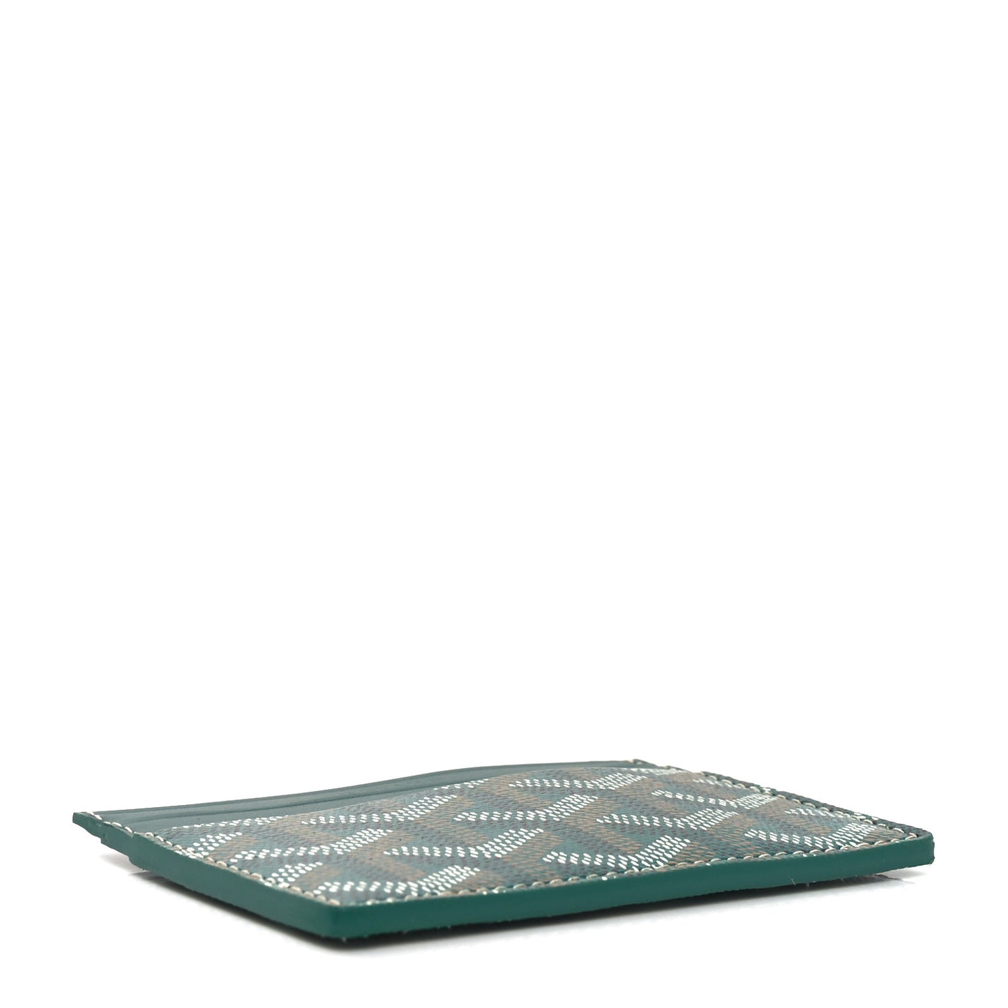 Goyardine Saint Sulpice Card Holder Green