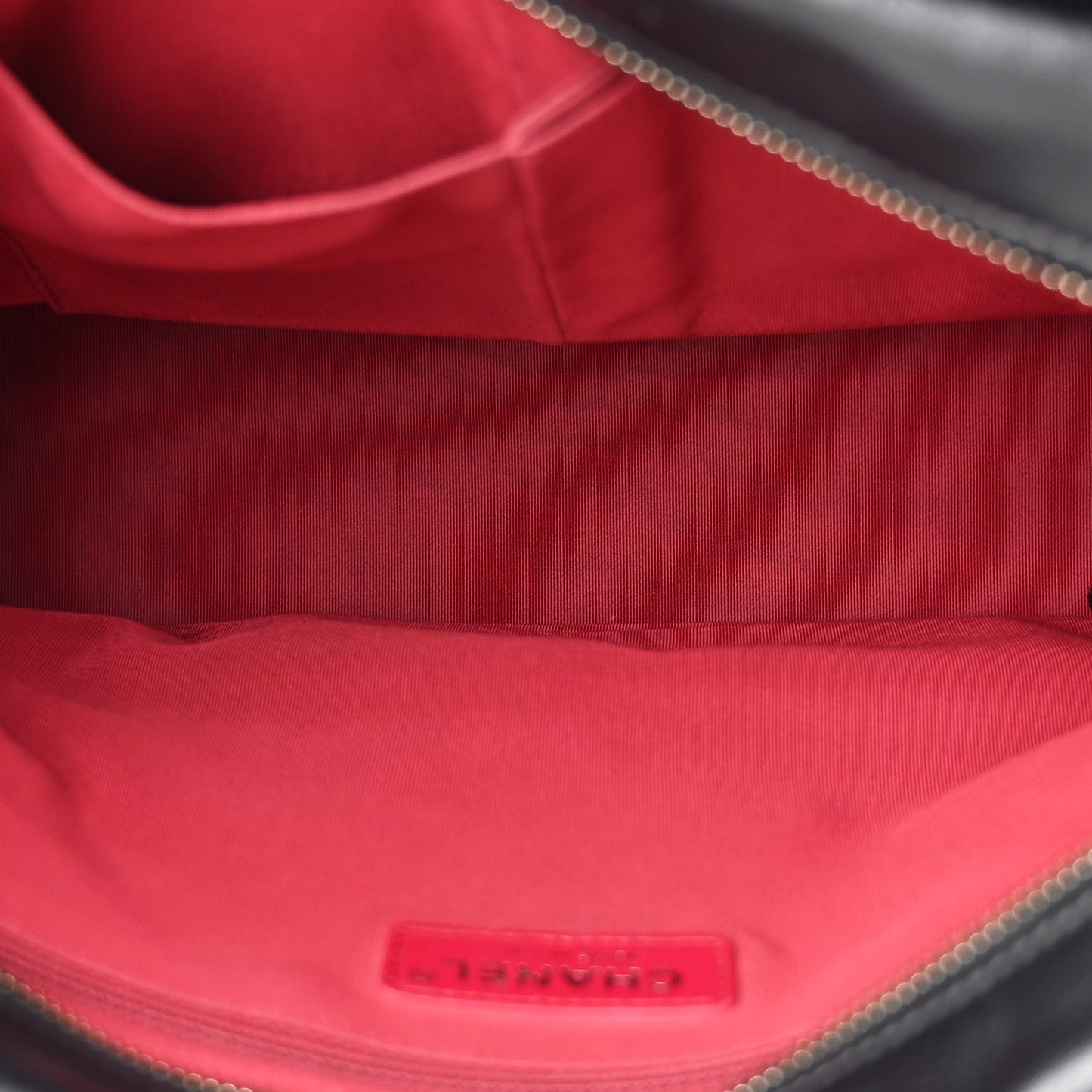 Aged Calfskin Quilted Large Gabrielle Hobo Black