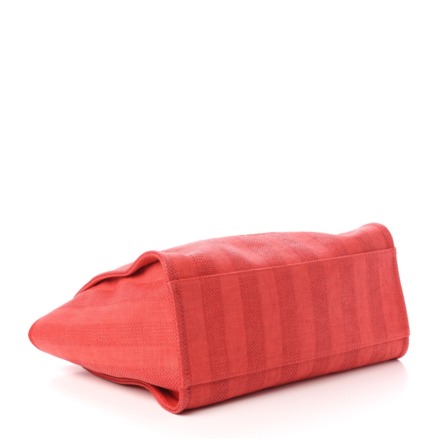 Chanel Mixed Fibers Striped Medium Deauville Tote Red 4 of 10