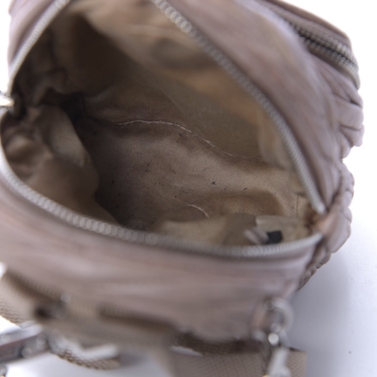 Nappa Matelasse Mini Backpack Cipria
