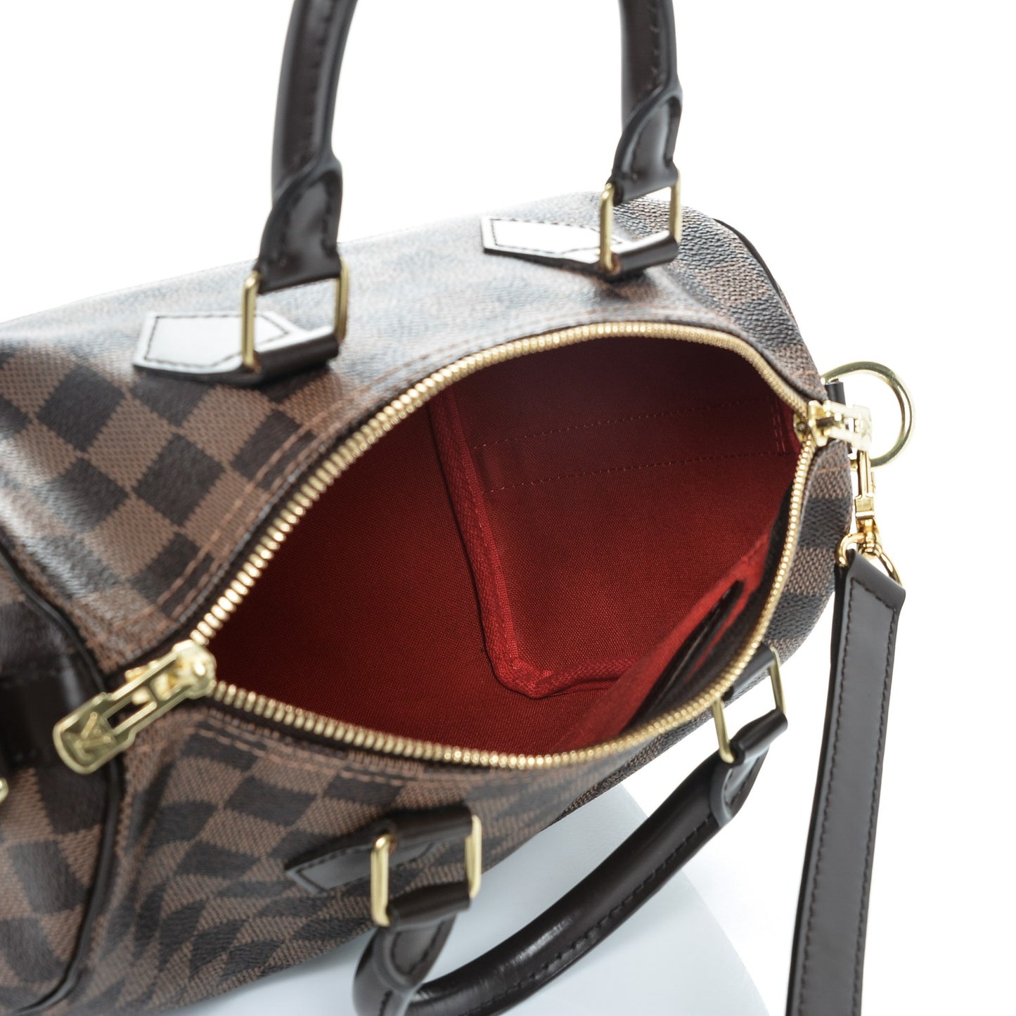 Damier Ebene Speedy Bandouliere 25