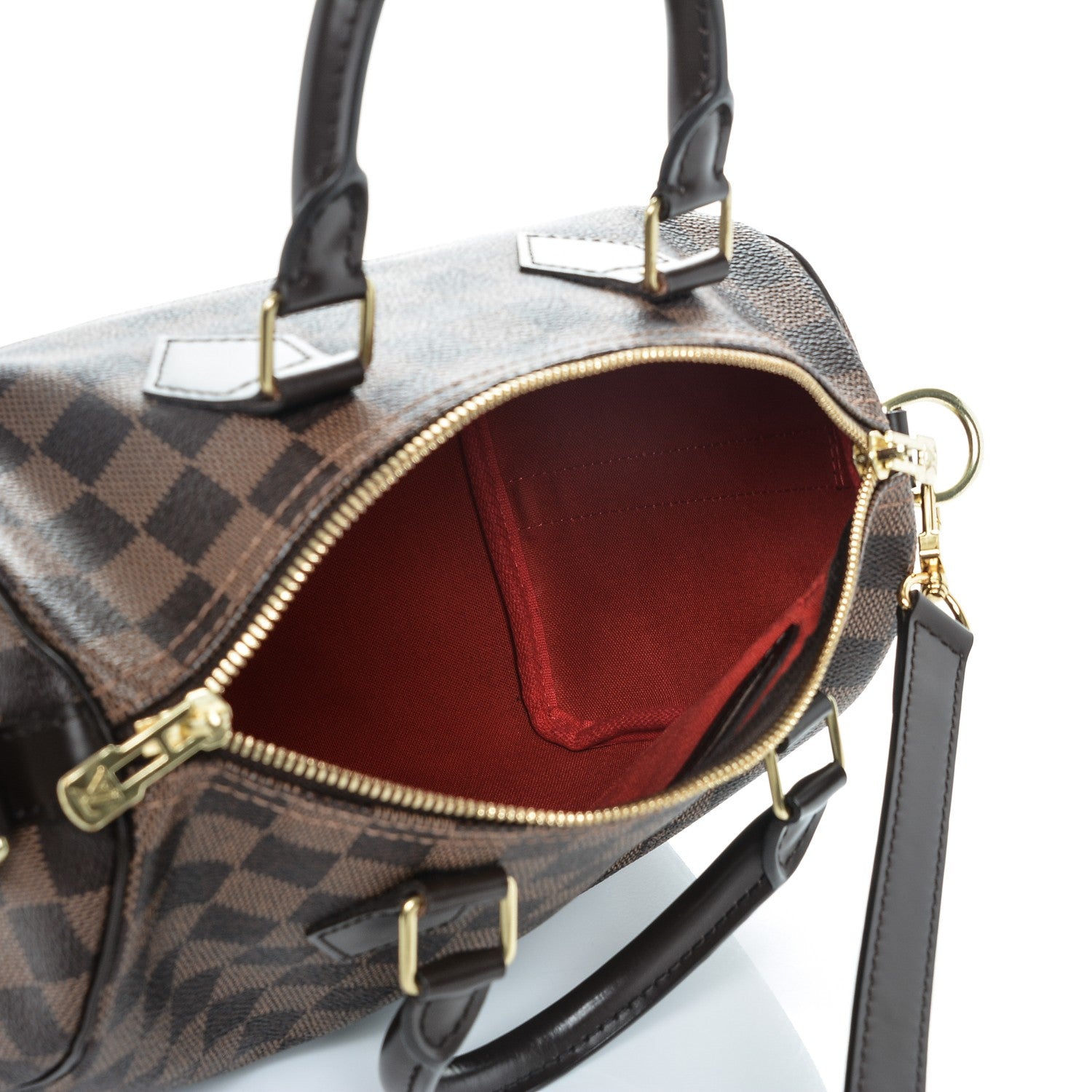 Louis Vuitton Damier Ebene Speedy Bandouliere 25 6 of 7