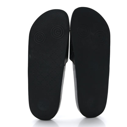 Gucci GG Supreme Monogram Tigers Mens Slide Sandals 10 Black Multicolor 5 of 7