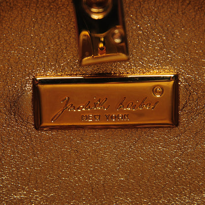 Judith Leiber Swarovski Crystal Minaudiere Clutch Gold 5 of 8