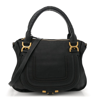 Chloe Calfskin Medium Marcie Satchel Black 1 of 12