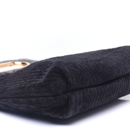 Louis Vuitton Suede Monogram Motard Afterdark Clutch Black 6 of 12