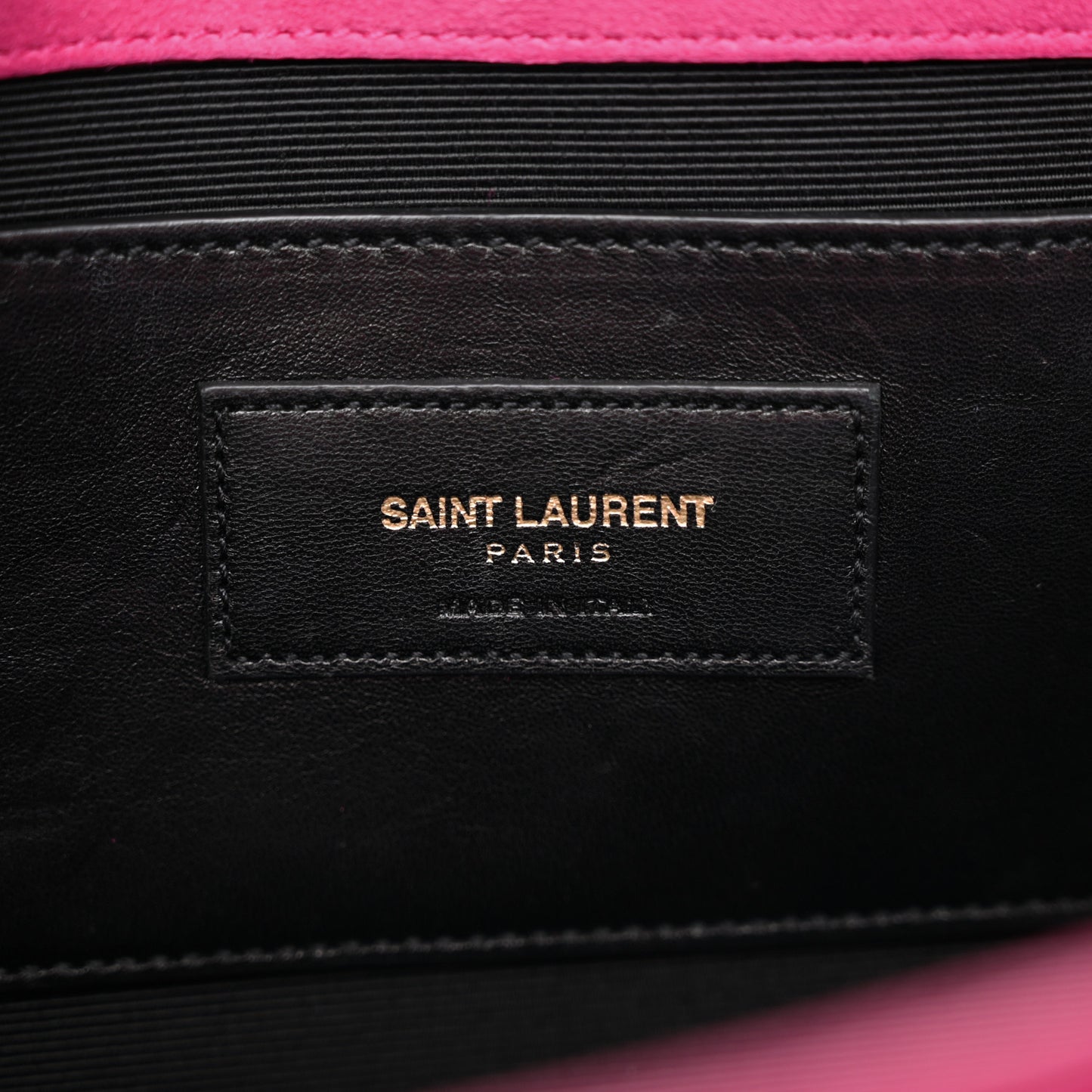 Suede Medium Monogram Kate Tassel Shoulder Bag Lipstick Fuchsia