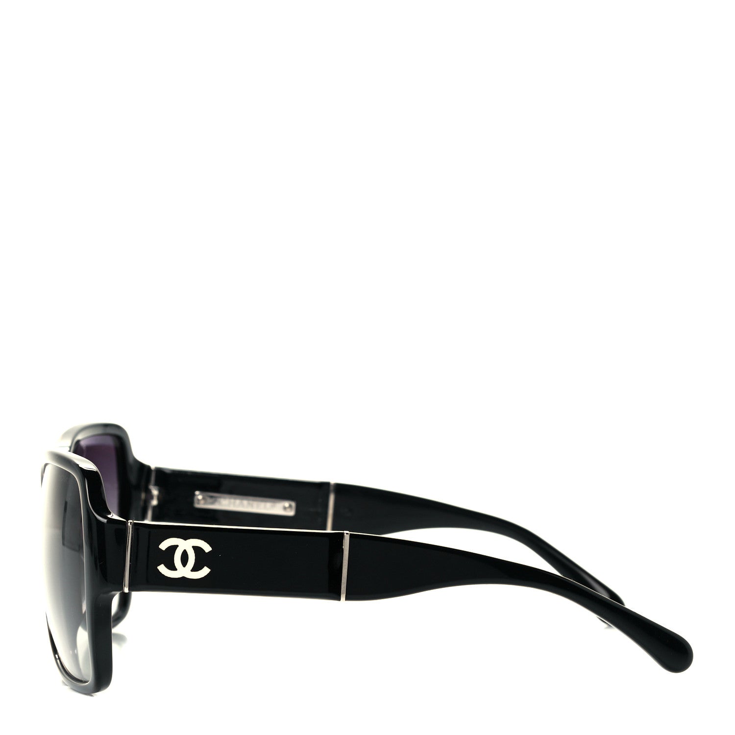 Chanel Acetate Square Summer CC Sunglasses 5230-Q-A Black 3 of 9
