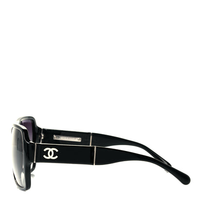 Chanel Acetate Square Summer CC Sunglasses 5230-Q-A Black 3 of 9