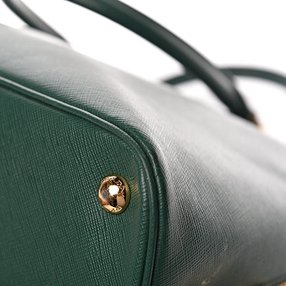 Prada Saffiano Lux Large Promenade Tote Biliardo 12 of 19