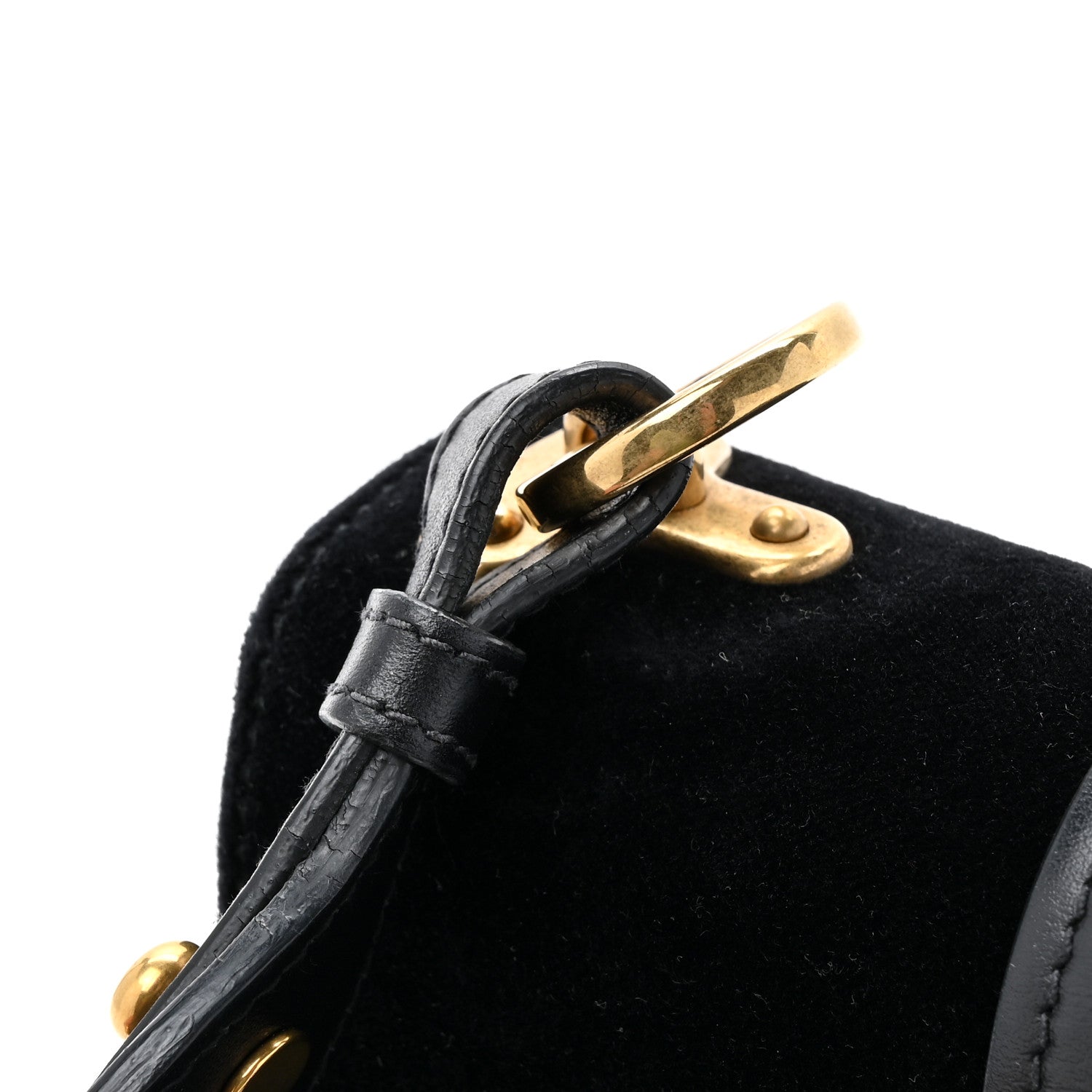 Prada Velvet City Calfskin Cahier Bag Black 14 of 16