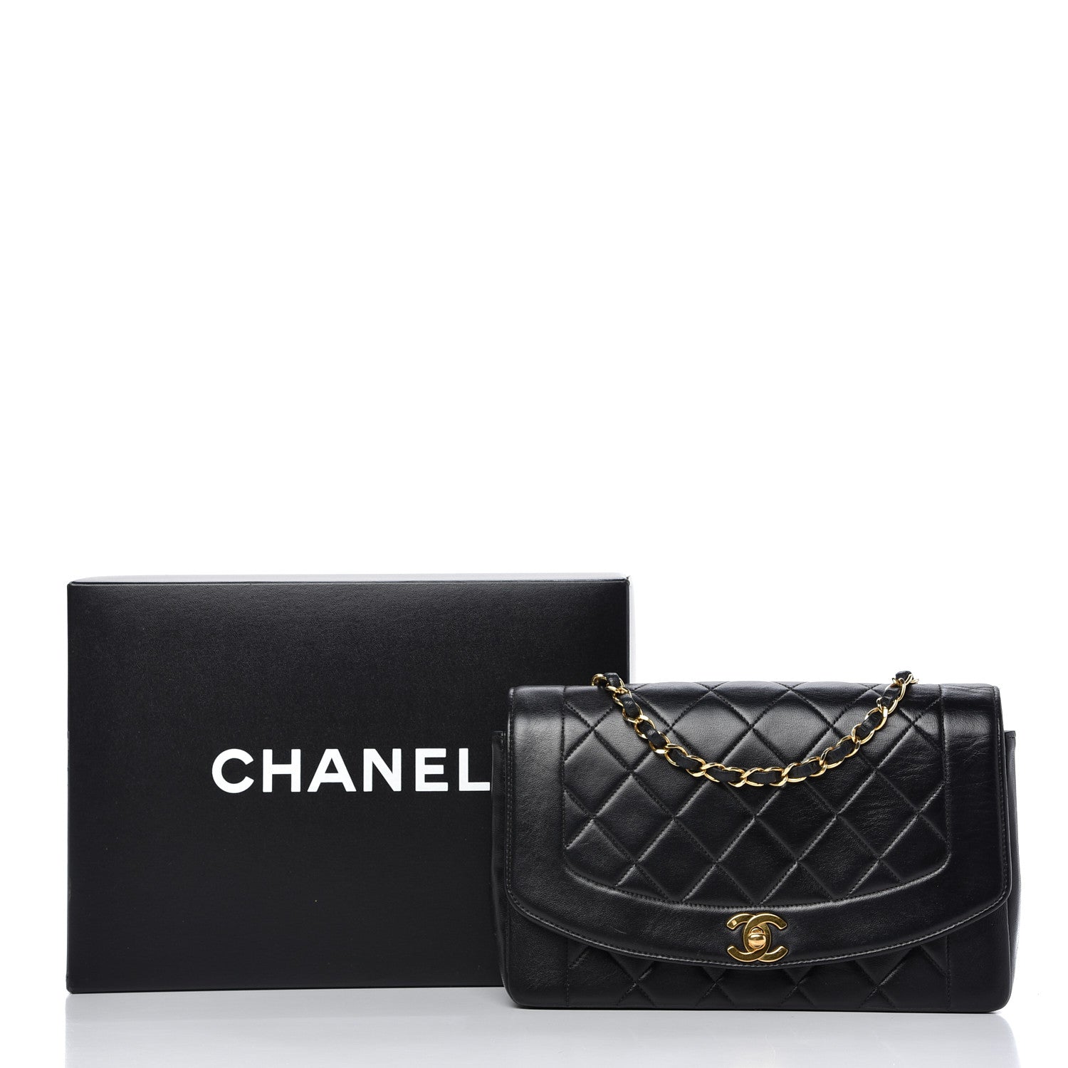 Chanel Lambskin Quilted Medium Single Flap Black 11 of 11