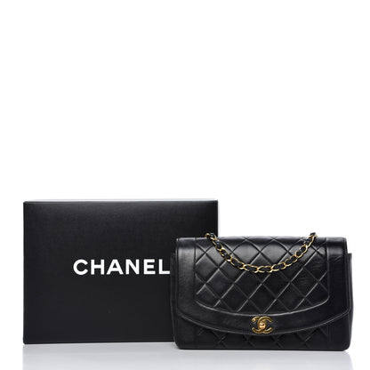 Chanel Lambskin Quilted Medium Single Flap Black 11 of 11