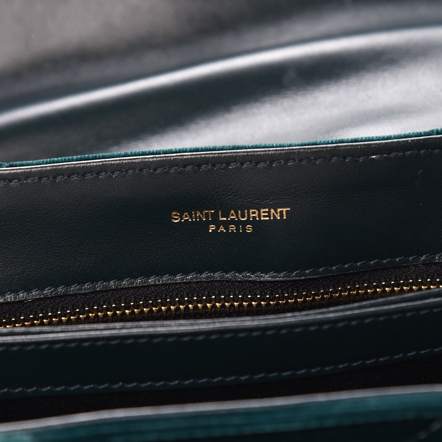 Velvet Y Quilted Monogram Toy Loulou Chain Satchel Dark Ottanio