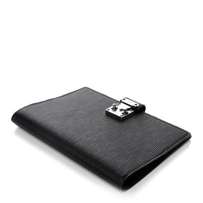Louis Vuitton Epi Paul Notebook Cover MM Black 4 of 8