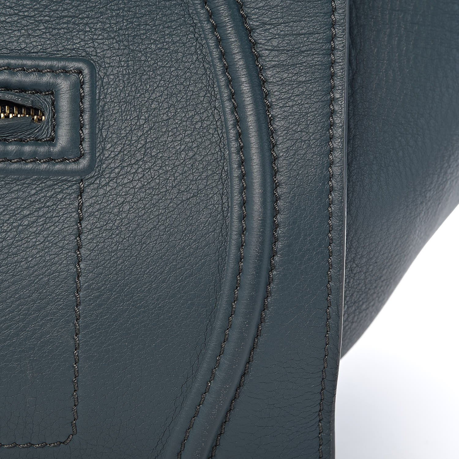 Celine Supple Calfskin Medium Phantom Luggage Blue 8 of 14