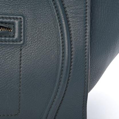 Celine Supple Calfskin Medium Phantom Luggage Blue 8 of 14