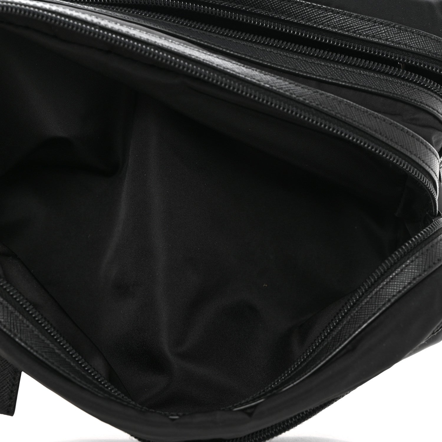 Prada Re-Nylon Saffiano Travel Pouch Black 7 of 8